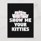 Carte Postale Chat Montre-moi tes chatons (Devant)