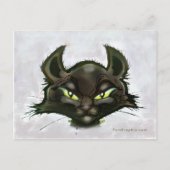 Carte Postale Chat noir (Devant)