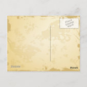 Carte Postale Chat noir (Dos)