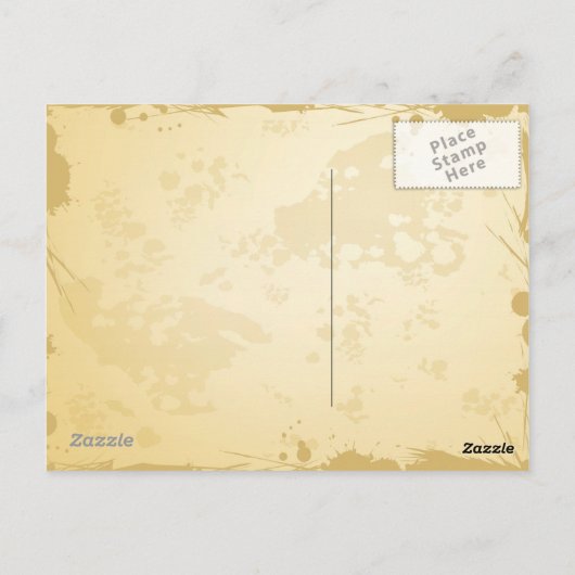 Carte Postale Chat noir (Dos)