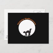 Carte postale Chat noir (Devant / Derrière)