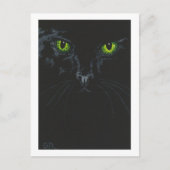 Carte postale Chat noir (Devant)