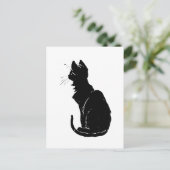 Carte Postale Chat noir, Alexandre Steinlen (Debout devant)