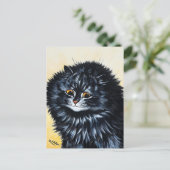 Carte Postale Chat noir de Louis Wain (Debout devant)