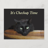 Carte postale Chat Noir Funny (Devant)
