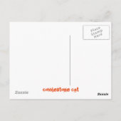 Carte Postale chat pavé (Dos)