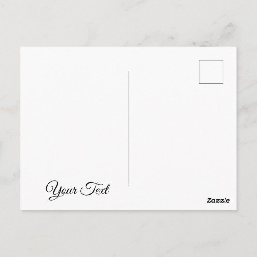 Carte Postale Chat pèlerin. (Dos)