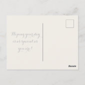 Carte Postale Chat personnalisé avec chatons joyeux anniversaire (Dos)