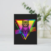 Carte Postale Chat Rétro Mignon (Debout devant)