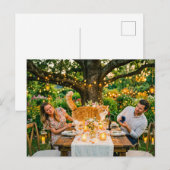 Carte Postale Chat Ruine La Demande En Mariage (Devant / Derrière)