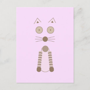 Carte Postale Chat simple