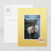 Carte Postale Chat Smartmouth (Devant / Derrière)