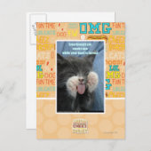 Carte Postale Chat Smartmouth (Devant / Derrière)