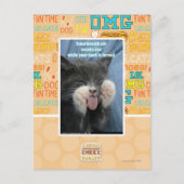 Carte Postale Chat Smartmouth (Devant)