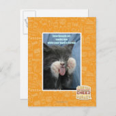 Carte Postale Chat Smartmouth (Devant / Derrière)