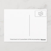 Carte postale "Chat Smoking Tuxedo" (Dos)