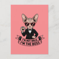 Chat Sphynx Patron Café Art