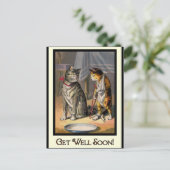 Carte Postale Chat sur Crutches (Debout devant)