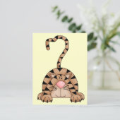 Carte Postale Chat Sur La Prey (Debout devant)