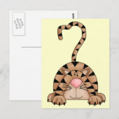 Carte Postale Chat Sur La Prey (Devant / Derrière)