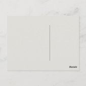 Carte Postale Chat sur Mini Sofa Merci tendance (Dos)