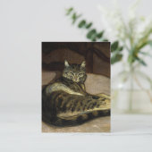 Carte Postale "Chat sur une chaise" par Theophile Steinlen (Debout devant)