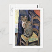 Carte Postale Chat, Suzanne Valadon (Devant / Derrière)