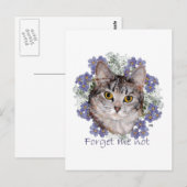 Carte Postale Chat Tigre Mémorable (Devant / Derrière)