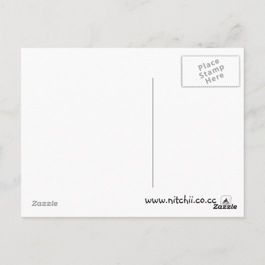 Carte Postale Chat trouvé (Dos)