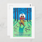 Carte Postale Chat Valentine, Louis Wain (Devant / Derrière)