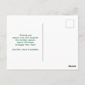 Carte Postale Chat Whimsical assis dans une tasse de thé Joyeux  (Dos)