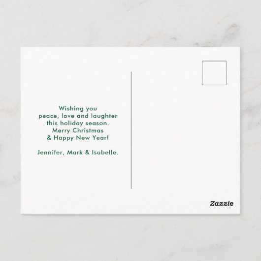 Carte Postale Chat Whimsical assis dans une tasse de thé Joyeux  (Dos)