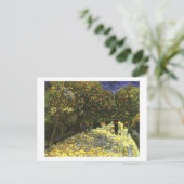 Carte Postale Châtaignes rouges à Arles Park, Van Gogh Art (Debout devant)
