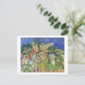 Carte Postale Châtaigniers en fleurs Branches, Van Gogh. (Debout devant)
