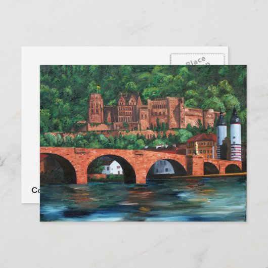 Carte Postale Château (Devant / Derrière)