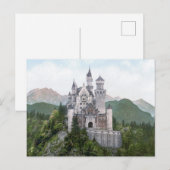 Carte Postale Château allemand Fairytale (Devant / Derrière)