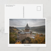 Carte Postale Château Bacharach Allemagne (Devant / Derrière)