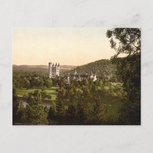 Carte Postale Château Balmoral, Royal Deeside, Écosse (Devant)