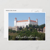 Carte Postale château bratislava blanc (Devant / Derrière)