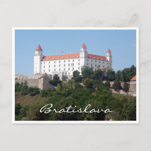 Carte Postale château bratislava blanc