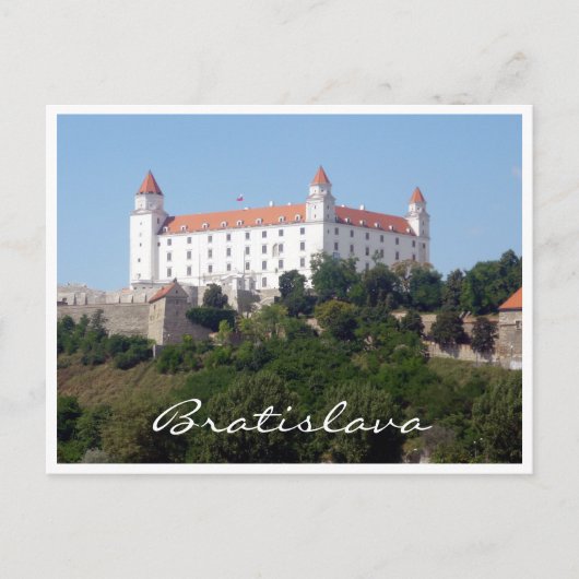 Carte Postale château bratislava blanc (Devant)
