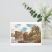 Carte Postale Château Carew vintage (Debout devant)