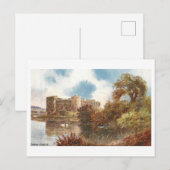 Carte Postale Château Carew vintage (Devant / Derrière)