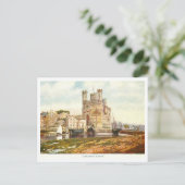 Carte Postale Château Carnarvon vintage (Debout devant)