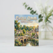 Carte Postale Château Combe Royaume-Uni (Debout devant)
