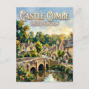 Carte Postale Château Combe Royaume-Uni