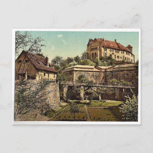 Carte Postale Château, (côté ouest), Nuremberg, Bavière, Allemag (Devant)