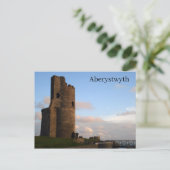 Carte Postale Château d'Aberystwyth (Debout devant)