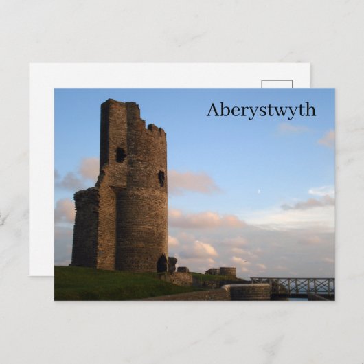 Carte Postale Château d'Aberystwyth (Devant / Derrière)