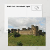 Carte Postale Château d'Alnwick (Devant / Derrière)